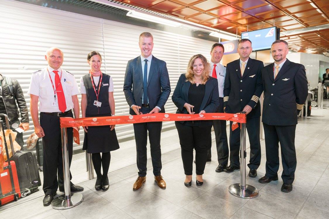 Inaugural flight to KEF / Czech Airlines