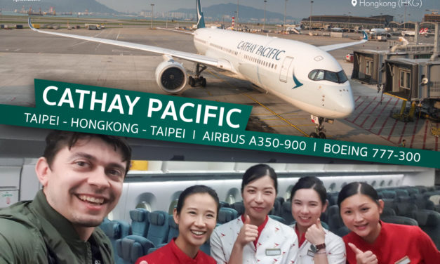 Cathay Pacific, Taipei (TPE) – Hong Kong, Airbus A350-900