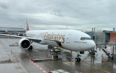 Emirates, Praha – Dubaj, Boeing 777-300ER, Economy